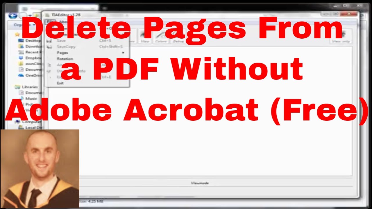 delete pages acrobat x for mac